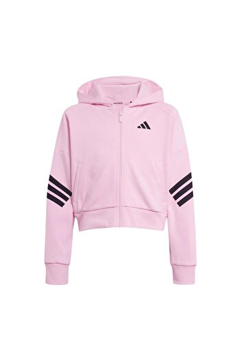 adidas Jd1300-C Jg Fi 3S Fz &amp; Children's Jacket Pink
