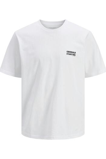 Jack & Jones JORVESTERBRO ΠΙΣΩ TEE SS CREW NECK P.ΛΕΥΚΟ