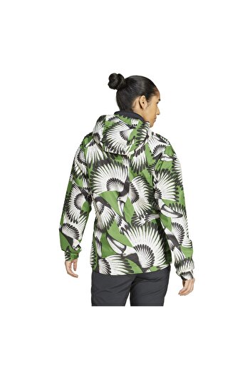 adidas Ji7612-K W F Mt 2L Rainj Women's Jacket Green