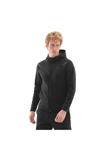 Under Armour A1389352-001 Ua Unstoppable Flc Fz Hd Eu Ανδρικό Μπουφάν Μαύρο