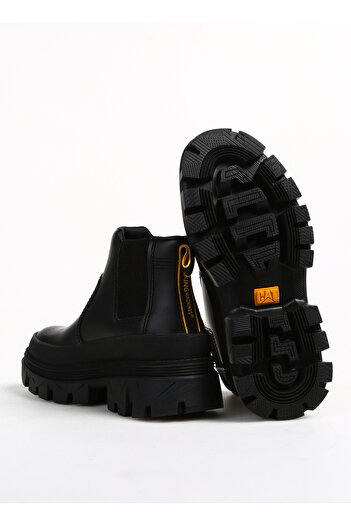 Caterpillar Siyah Kadın Deri Bot HARDWEAR CHELSEA