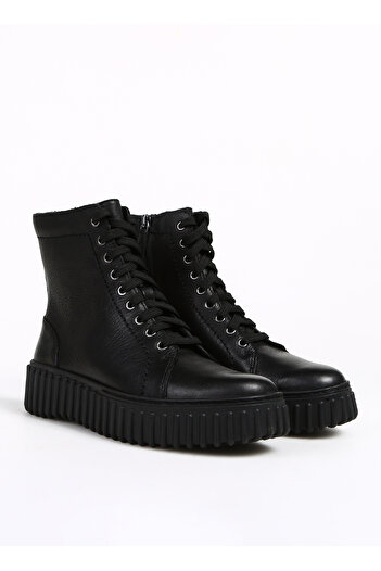 CLARKS Siyah Kadın Deri Bot 26173870