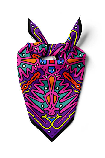 Modabutik A35 Geometric Patterned Bandana