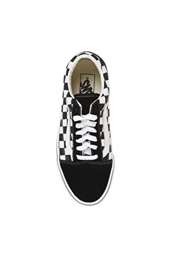 Vans Kadın Keten Ayakkabı Vn0a3b3uhrk1 Ua Old Skool Platform (checkerboard) Blk/tr Wht