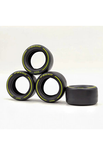 Choice only 4 Yelloe Tire 2025 new（Excluding building blocks） 4 Tyre 4410 Compatible 42171 42141 F1 CADA Ca