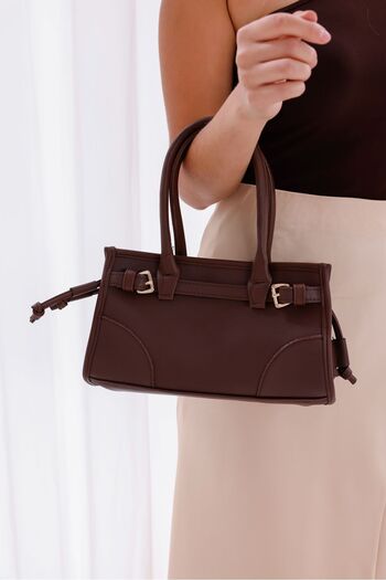CELESTIAL COLLECTION Bellagio Brown Elegant and Stylish Hand and Shoulder Bag