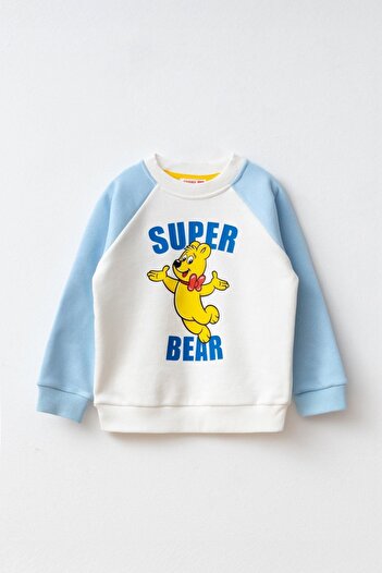 Haribo 2-8 Years Licensed Boys' Sweatshirt - Baby Blue