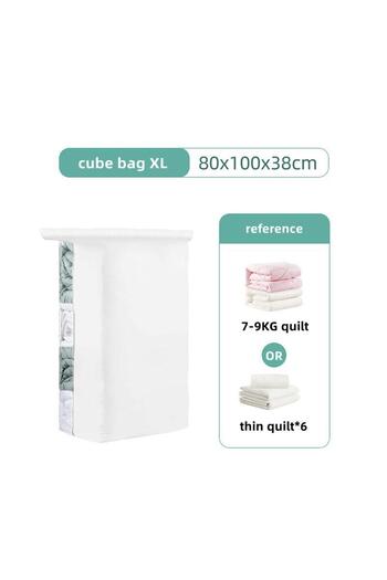 TAILI Cube Vacuum bag XL No pump required Vacuum Compression Bag For Storing Clothes Clothing Empty Packed