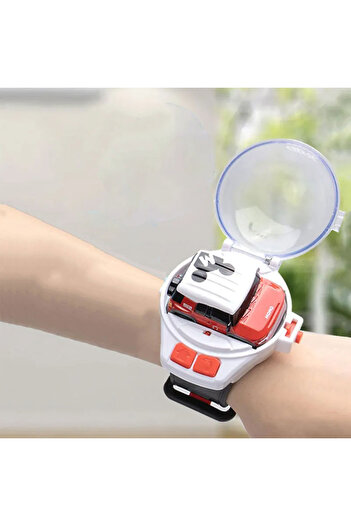 LEBLOU Watch bracelet with toy SUV car inside made of aluminum, battery in the car