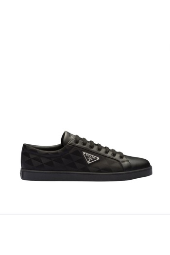 Prada Sport Leather and Patterned Men's Sneakers