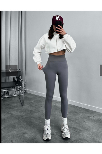 Bliss High Waist Ribbed Ribbed Women's Leggings Summer / Winter