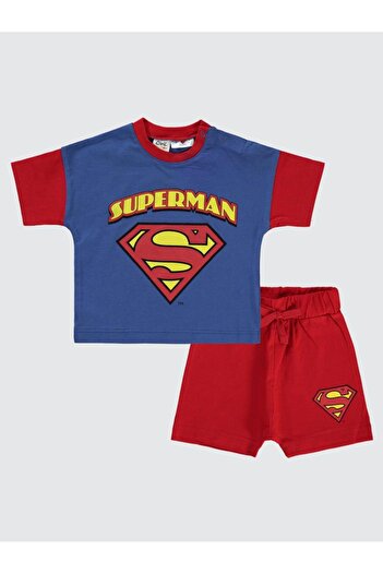Superman Süperman Erkek Bebek Takım 6-18 Ay İndigo