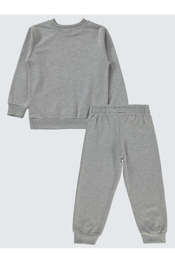 Civil Boys Cvl Printed 2-5 Years Old Tracksuit Set - Gray2-3 Years Old