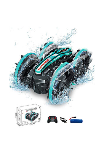 LEBLOU Remote control car amphibious 4x4 monster truck, 12 km/h, waterproof allroad, 360 degree rotation