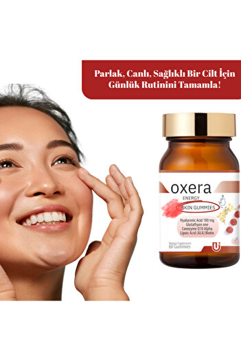OXERA ENERGY Skin Gummies – Hyaluronic Acid, Glutathione, Biotin, Alpha Lipoic Acid