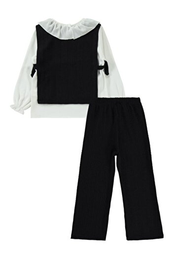 Civil Girls 6-9 Year Old Girl's Black Suit Set