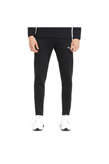 Puma Ανδρικά μαύρα αθλητικά παντελόνια Evostripe - 847404 -01