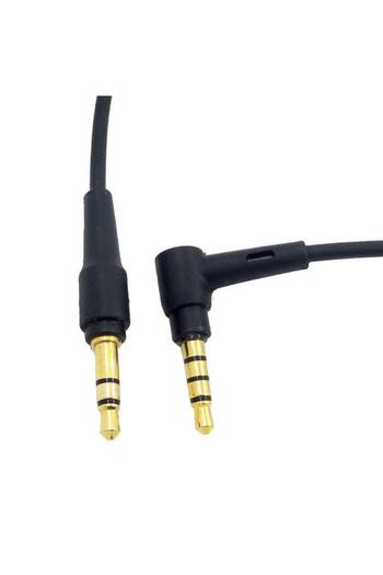PadForce Audio Cable for ATH-MSR7, ATH-MSR7NC, Ar3bt, Ar5bt, 3.5mm Jack, 1.50m Length - Built-in Microphone