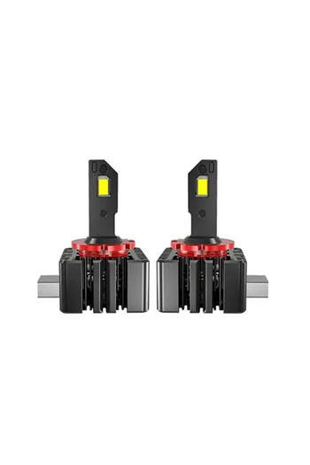 RG Parts Set de 2 becuri LED D1S D1R 15000lm 6000k alb rece cu ventilator și CANbus