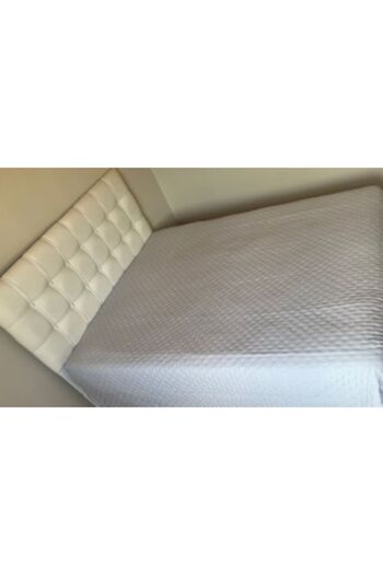 Louis Marie Multi-Purpose Plain Pique King Size 230X250 Gray * Bedspread