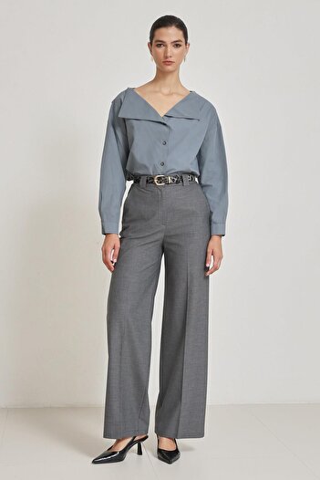 Setre Anthracite Comfortable Fit Trousers with Pockets