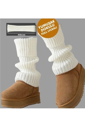 EMKA GİYİM 100% Ακρυλικό Premium Knitwear Πλεκτό Καλσόν Ποδιών Θερμότερο Ποδιών