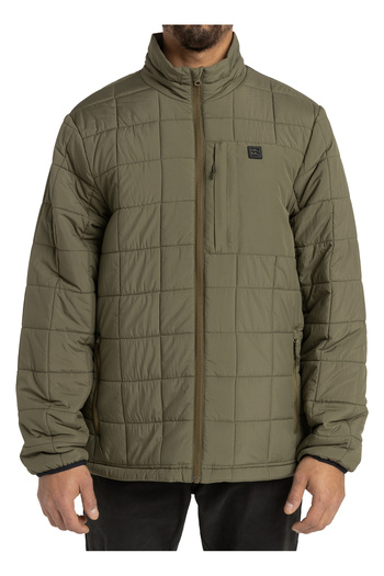BİLLABONG F1JK47 JOURNEY MOCK NECK Χακί Ανδρικό μπουφάν με ίσιο γιακά κανονικής εφαρμογής
