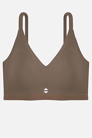 Wonna Ghost Laser Cut Seamless Bra Without Underwire - Non-Support - 2802 - Bronze