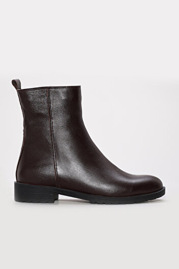 FAST STEP Genuine Leather & Fur Women's Classic Boots 257Kza630