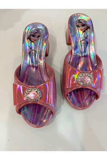 ROSE SHOES KİDS Yaz Style Silvery Comfortable Heelled Slippers
