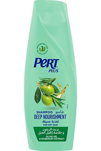 PERT PLUS Burt's Bees Shampoo for Dry, Damaged and Colored Hair with Olive Oil 400ml