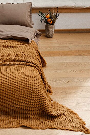 JOJOMIA Norry Double Bedspread 240X260 Mustard