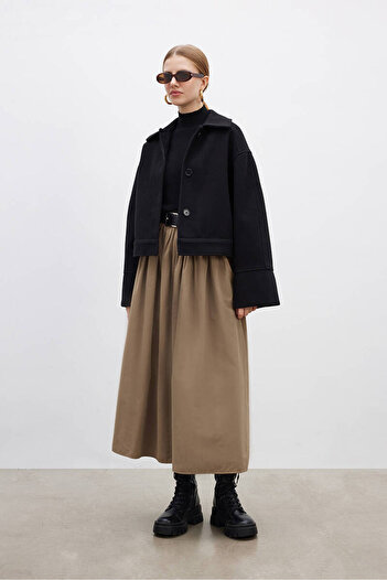 BE BLUE BLACK SHORT SPOON JACKET