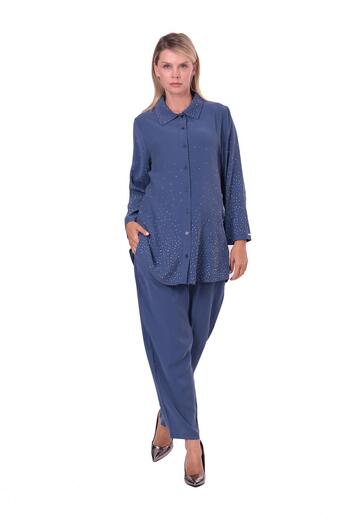 Invee Tensella Shirt Indigo