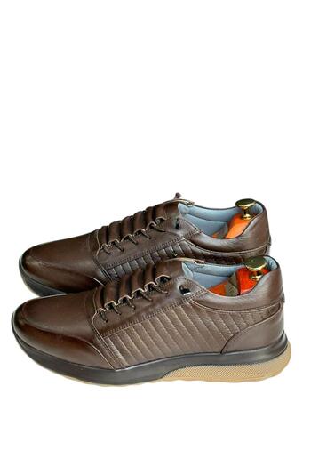 Greyybull Shoes Καφέ Δερμάτινα Ανδρικά Αθλητικά Παπούτσια