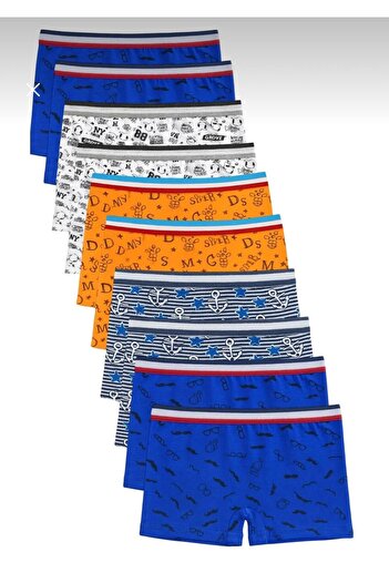 Tutku Kuzey Underwear 0254 Boxer pentru copii din elastan (6 buc)