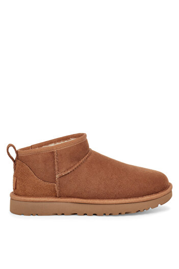 UGG Дамски ботуши 1116109 W Classic Ultra Mini Chestnut (тен)