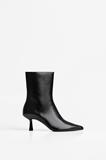 DUXAL SHOES Kısa sivri topuklu bot