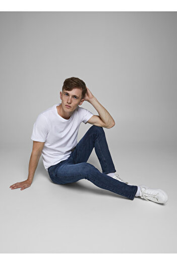 Jack & Jones 12173407_JJIGLENN JJORIGINAL AM 812 Чоловічі джинси з низькою талією та облягаючим кроєм