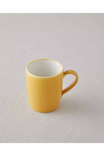 English Home Sway Bone Porcelain 2-Piece Mug 255 ml Yellow