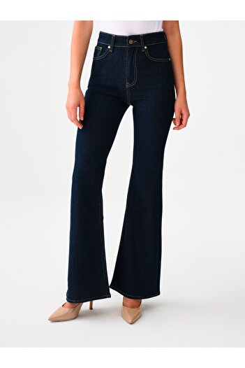 Loft Γυναικείο παντελόνι Long Flare Slim Fit