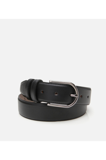 Hotiç Men's Leather Black Belt