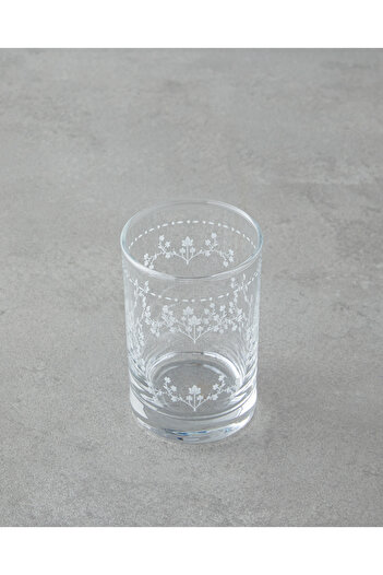 English Home Set of 6 Spruce Glass Coffee Glasses - 125 ml Transparent