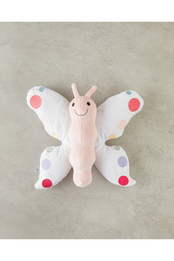 English Home Butterfly Baby Sleeping Companion 40 cm White