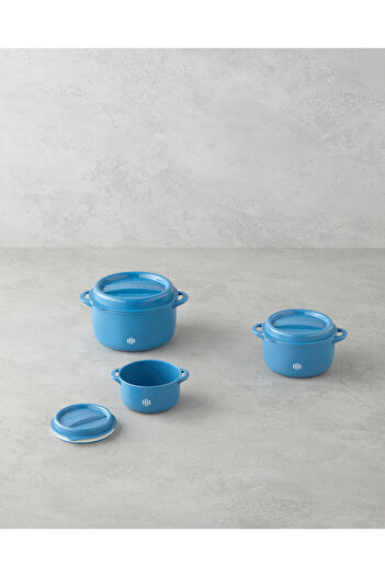 English Home Blue Plastic Lunch Box - Best Food