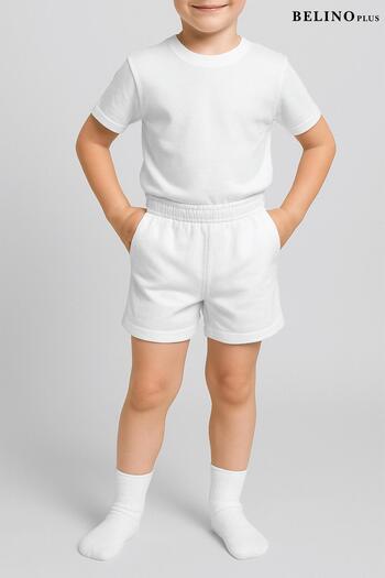 BELİNOPLUS 100% Cotton Boys' White Undershirt 6 Pack