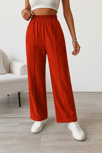 Avones Women's Loose Leg Trousers with Pockets