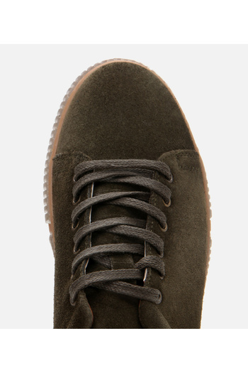 Hotiç Men's Suede Leather Khaki Sports Shoes