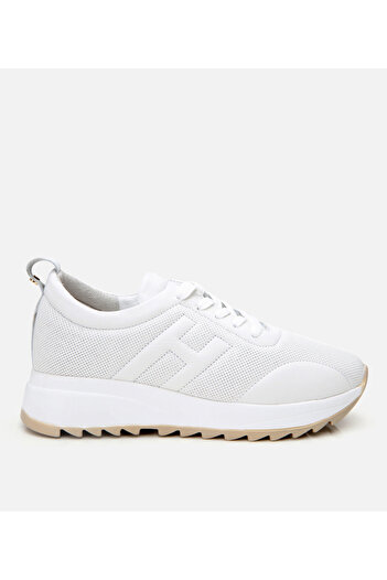 Hotiç Genuine Leather White Women's Sports Shoes