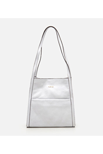 Hotiç Genuine Leather White Women's Bag